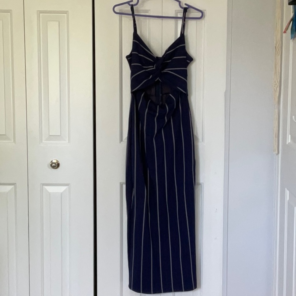 Dynamite Striped Midi Bodycon Dress